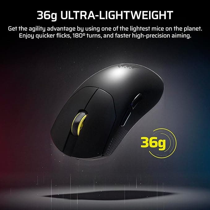 Mouse Gamer Corsair SABRE v2 PRO ULTRALIGHT Wireless Blanco— 36g, 33.000 DPI, 8.000 Hz vista 4