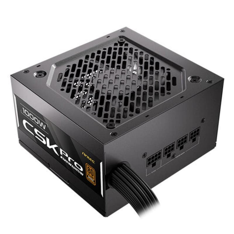 Fuente de Poder Antec CSK Pro 1000W ATX 3.1 Semimodular 80+ Bronze vista 2