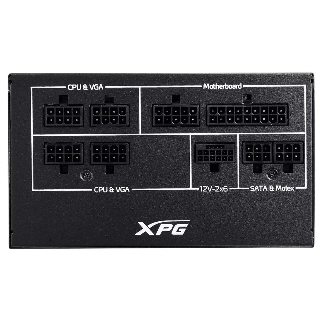 Fuente de Poder XPG Core Reactor II 1200G 1200W 80 Plus Gold ATX 3.1 Modular vista 2