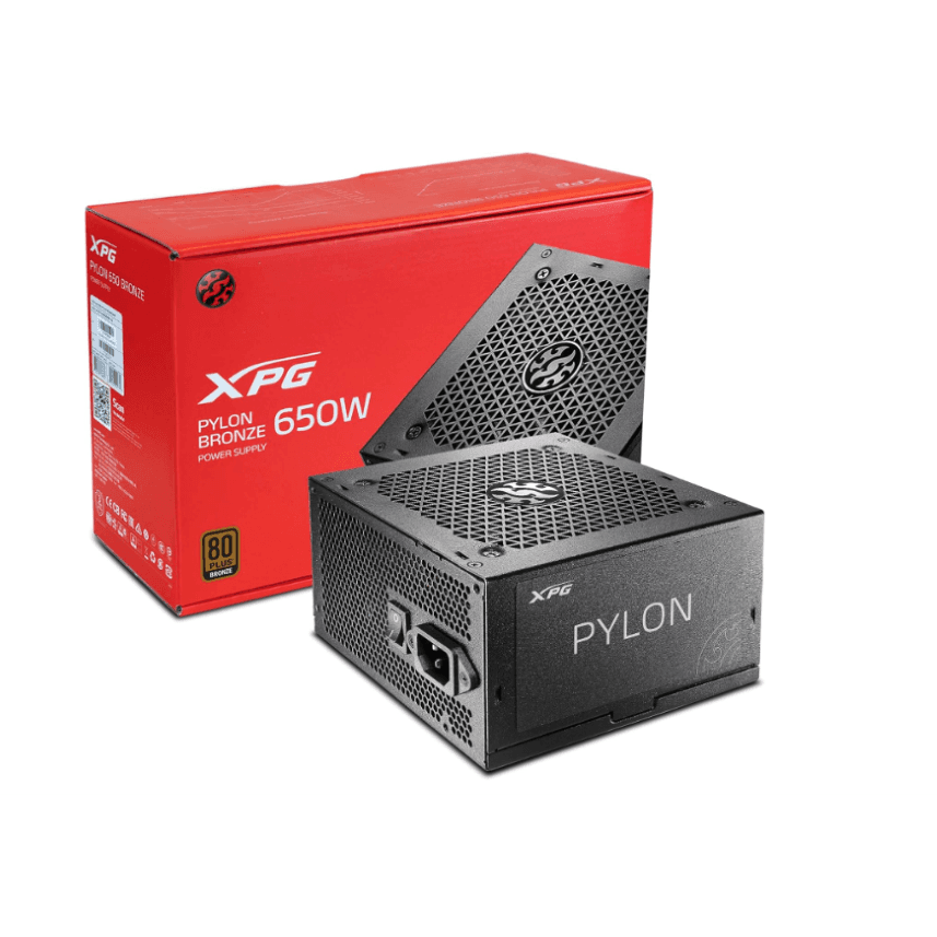 Fuente de Poder XPG PYLON 650W 80+ Bronze ATX – FDB 120mm