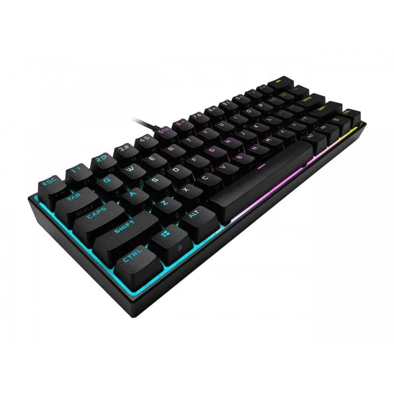 Teclado Mecánico Corsair KB K65 RGB MINI 60% CHERRY MX Red Inglés CH-9194010-NA vista 3