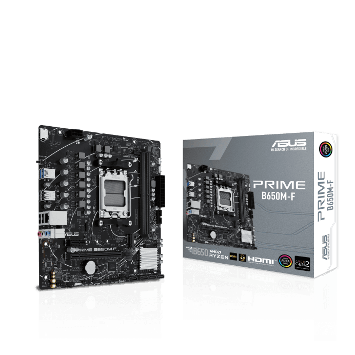 Placa Madre ASUS PRIME B650M-F AM5 DDR5 M.2 HDMI Micro ATX