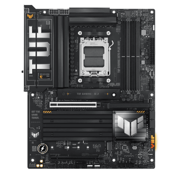 Placa Madre ASUS TUF GAMING X870-PLUS WIFI AM5 DDR5 PCIe 5.0 WiFi 7 vista 2