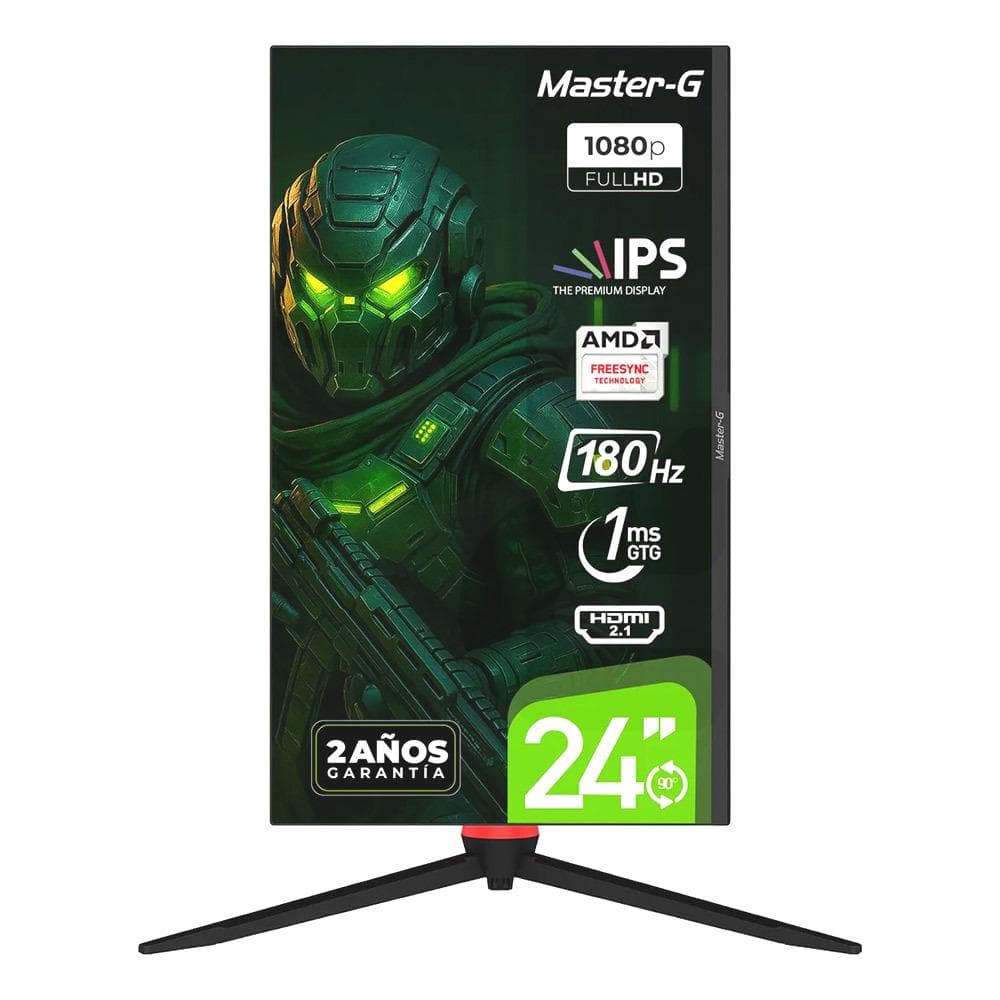 Monitor Gamer Master G 24" Full HD IPS 180Hz 1ms MGMG2440 vista 1