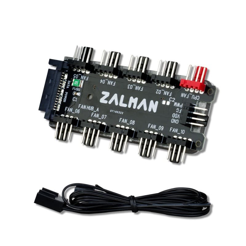 Hub Controlador Zalman ZM-PWM10FH de 10 Ventiladores PWM