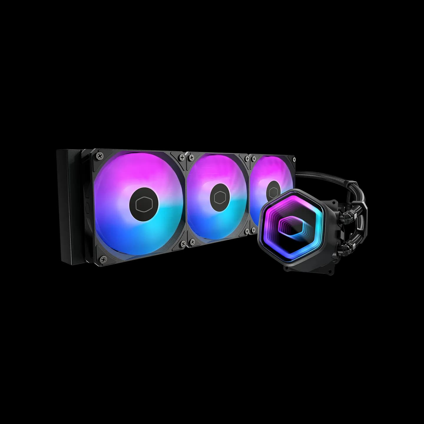 Refrigeración Líquida Cooler Master MasterLiquid Core II ARGB 360mm Black Compatible Intel y AMD