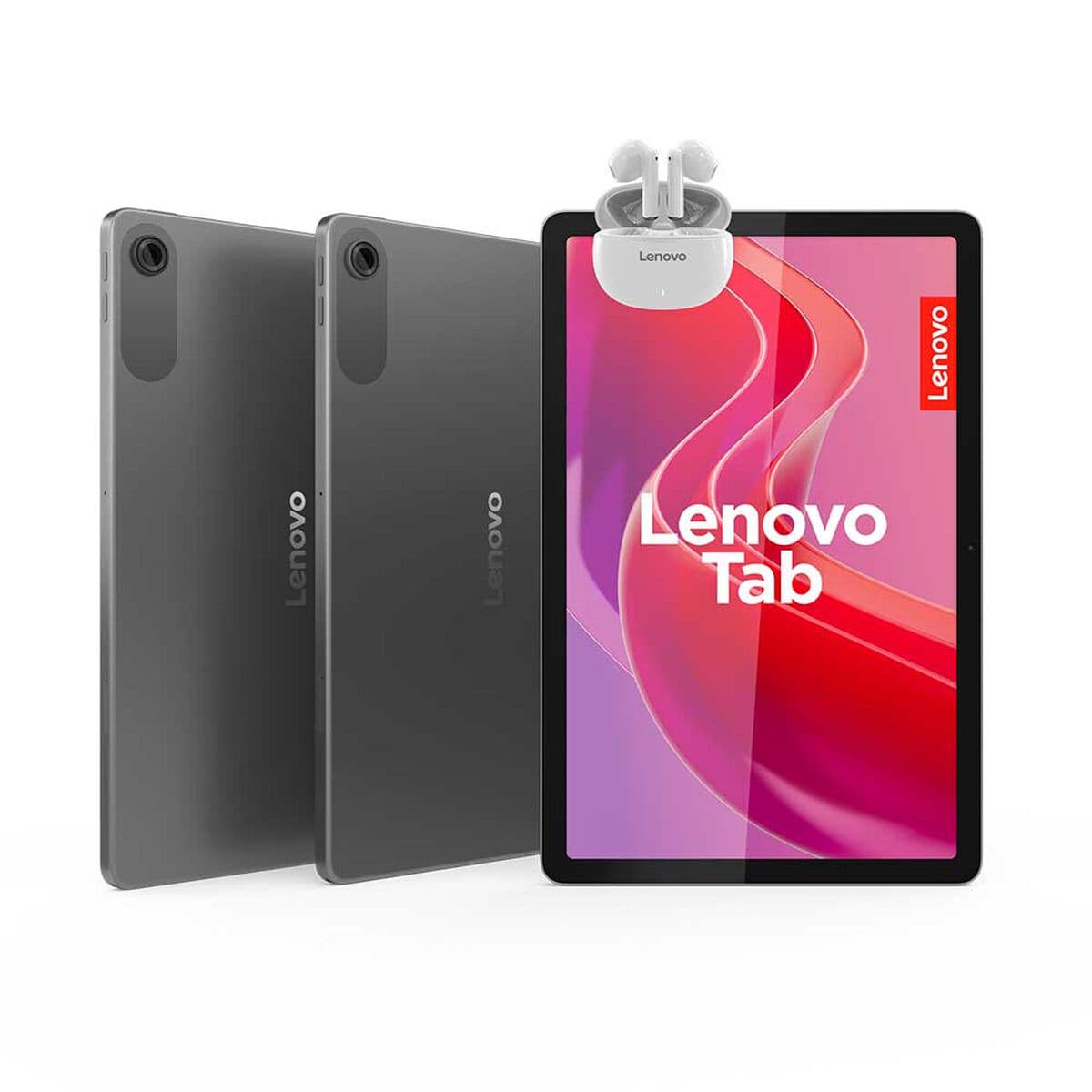 Lenovo Tab 10.1" FHD 128GB 4GB WiFi + Funda y Auriculares vista 2