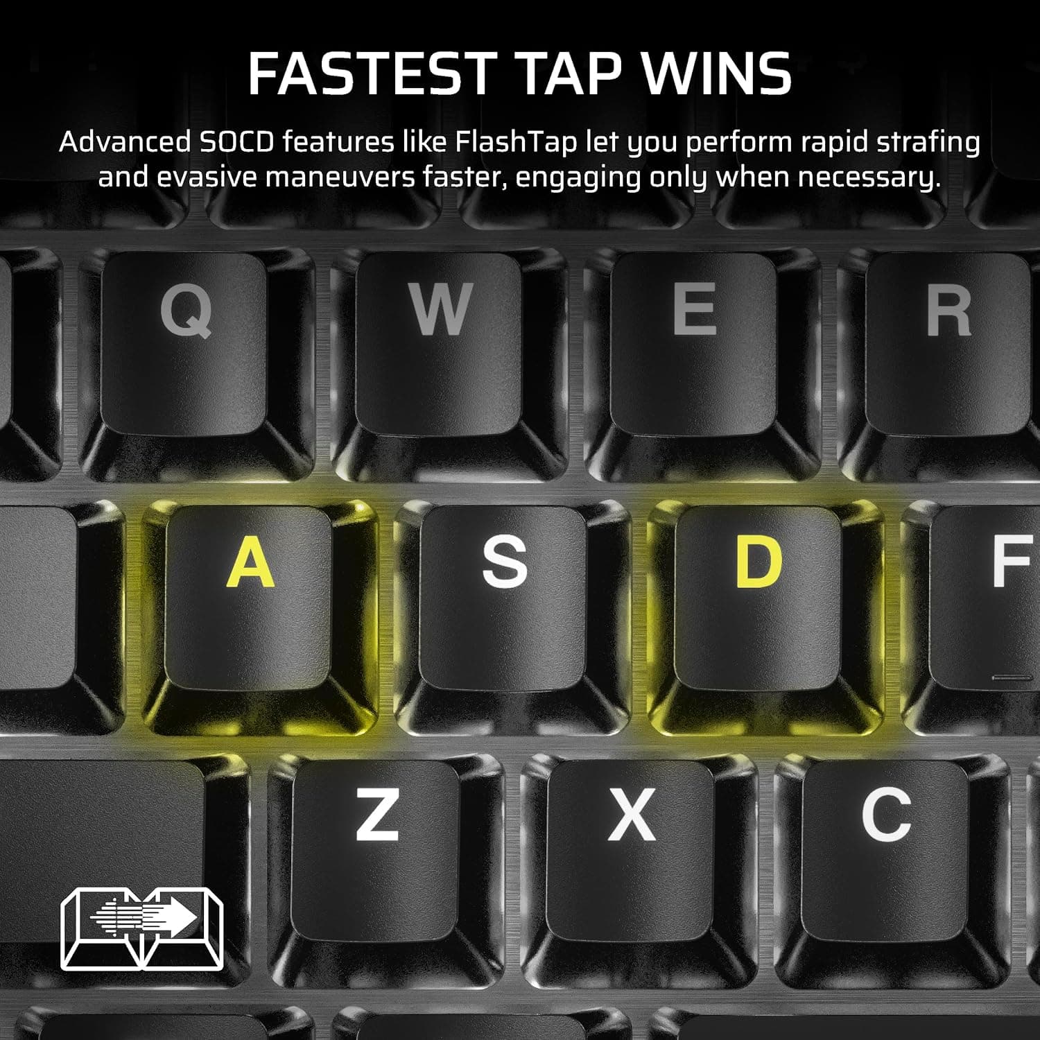 Teclado Mecánico Gamer Corsair K70 CORE TKL RGB — MLX Red v2, Tenkeyless, Negro vista 2