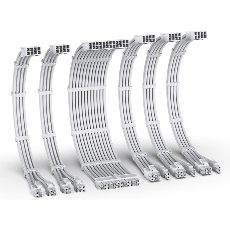Kit Extensión de Cables PSU EZDIY-FAB V2 Blanco 300mm vista 5