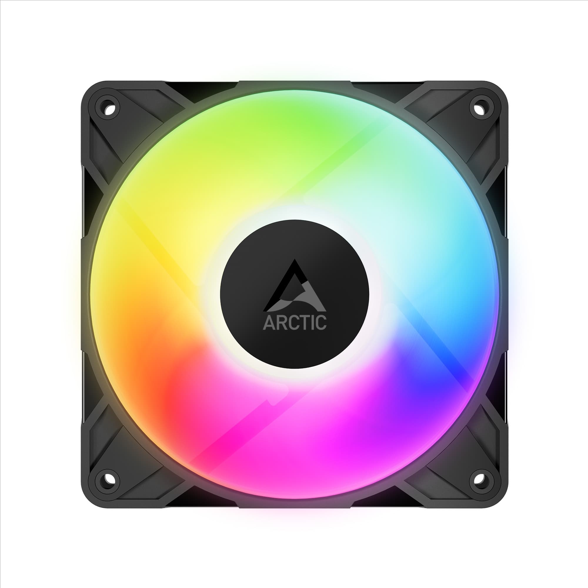 Ventilador ARCTIC P12 Pro PST A-RGB 120mm PWM Alta Presión Negro vista 2