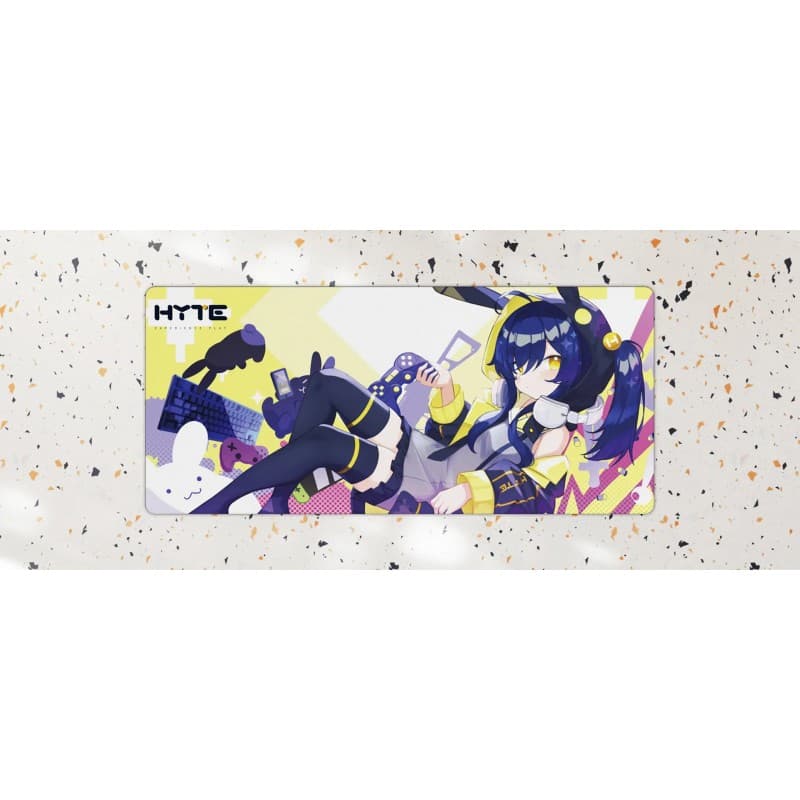 Mouse pad HYTE Bunny Splash XL 900x400mm vista 2