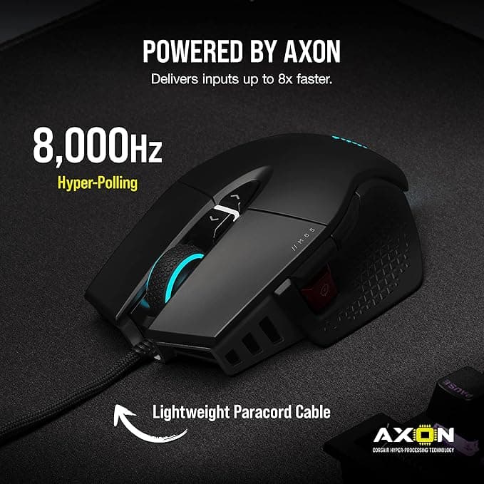 Mouse Gamer Corsair M65 RGB Ultra — 26.000 DPI, Ajustable, FPS Pro vista 2