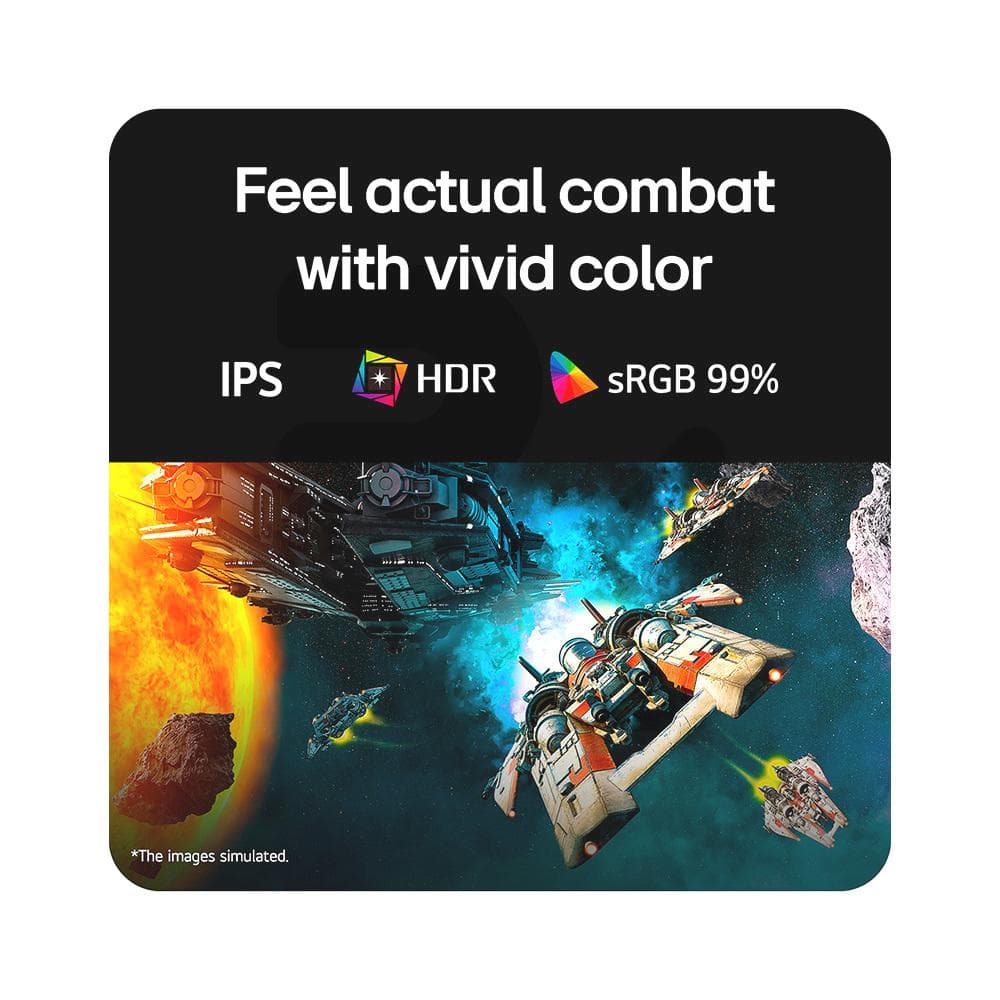 Monitor Gamer LG UltraGear 25" Full HD IPS 200Hz 1ms HDR10 25G523B-B.AWH vista 3