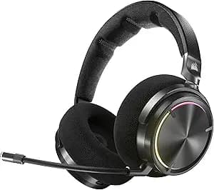 Auriculares Gamer Corsair VIRTUOSO MAX Wireless – Dolby Atmos, Carbón vista 1