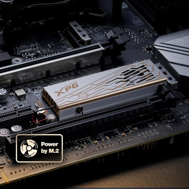 SSD NVMe XPG MARS 980 PRO 1TB PCIe 5.0 con Ventilador Activo