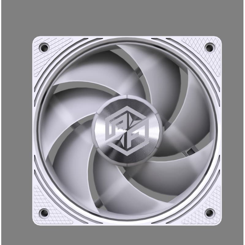 Kit 3 Ventiladores Airflow CSF800 White ARGB 120mm Alto Rendimiento vista 2