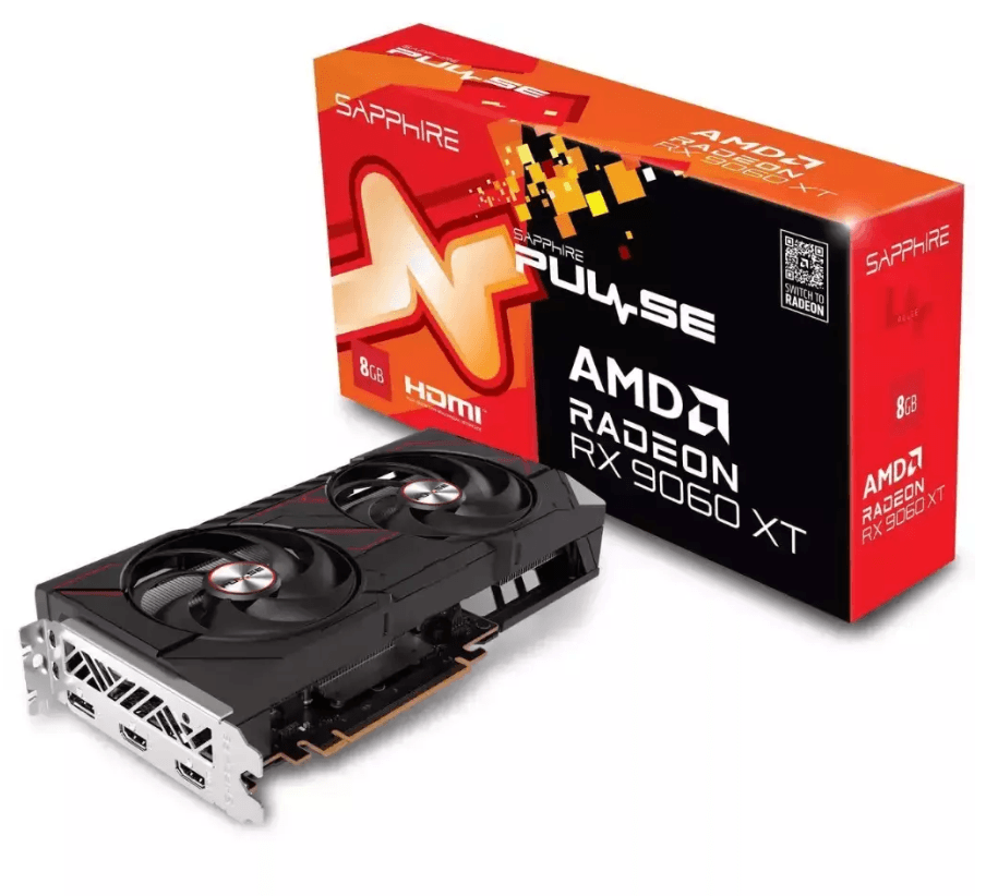 Tarjeta de video SAPPHIRE PULSE AMD Radeon RX 9060 XT 8GB