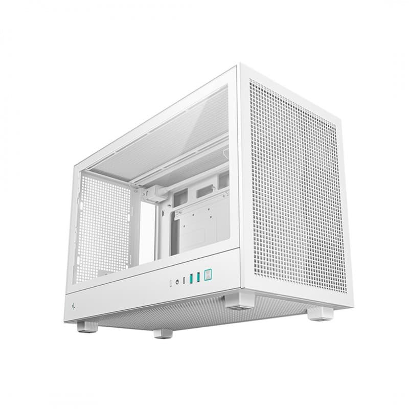Gabinete DeepCool CH260 WH Mini-ITX Blanco vista 2