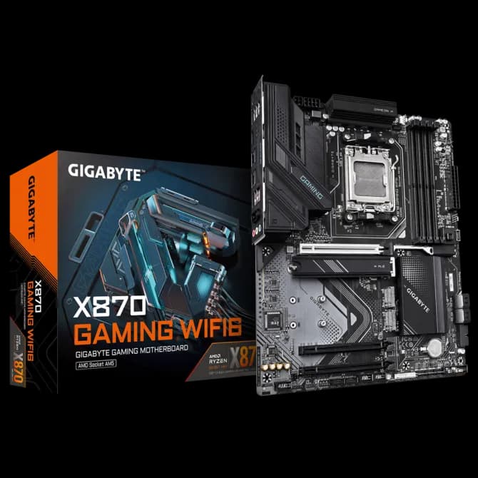 Placa Madre Gigabyte X870 GAMING WIFI6 AM5 ATX DDR5 USB4