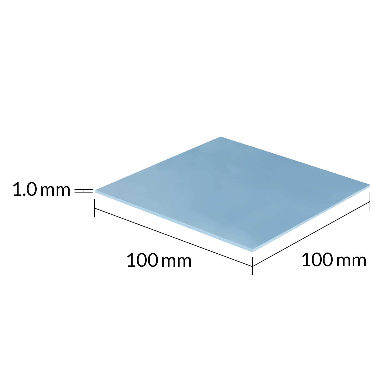 Thermal Pad ARCTIC TP-3 100x100mm 1mm – Almohadilla Térmica Premium vista 2