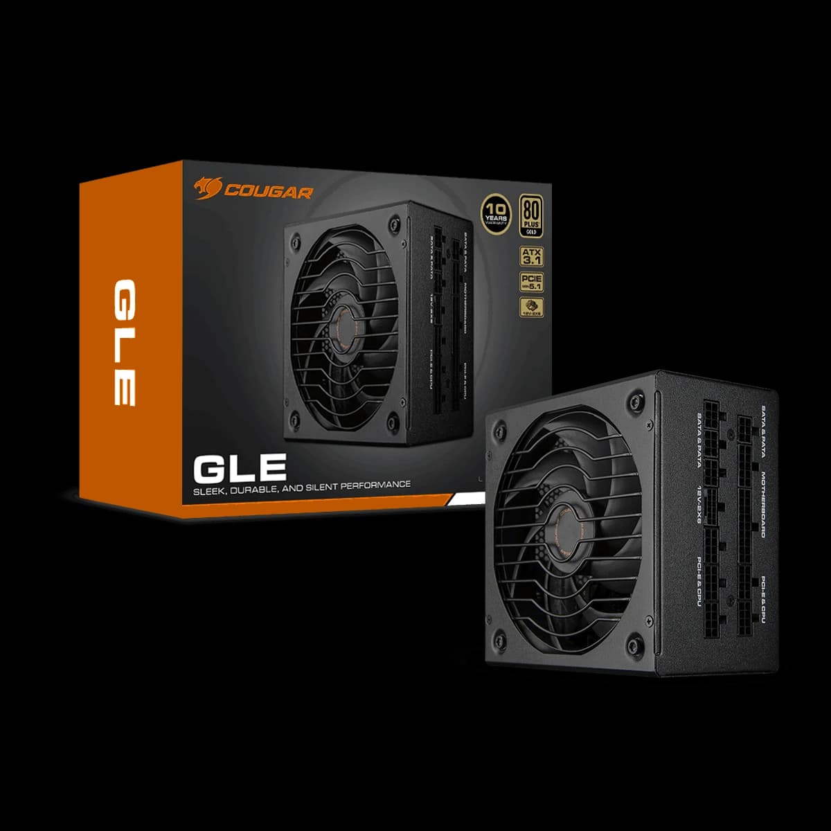Fuente de Poder Cougar GLE 1200W 80 Plus Gold ATX Full Modular