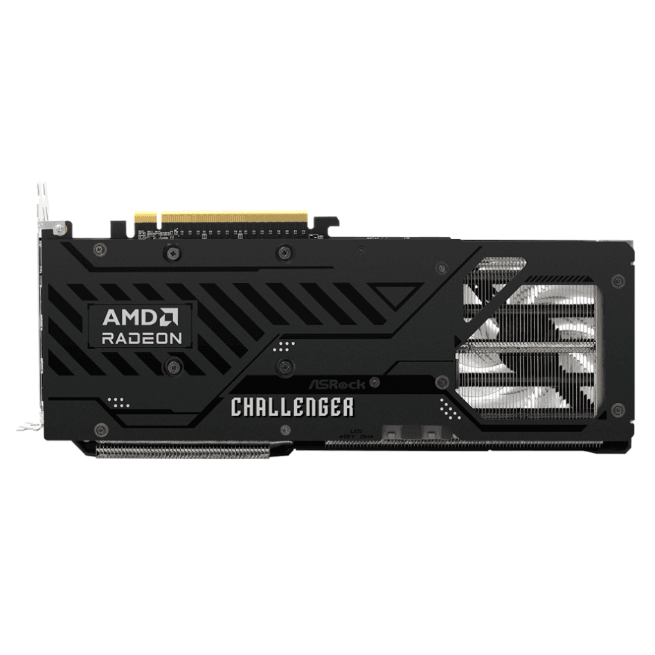 Tarjeta de Video ASRock Challenger Radeon RX 9070 XT OC 16GB GDDR6 PCIe 5.0 vista 3