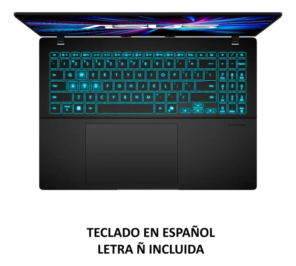 Notebook Gamer ASUS V16 Intel Core 5-210H RTX 4050 16GB RAM 512GB SSD 144Hz vista 3