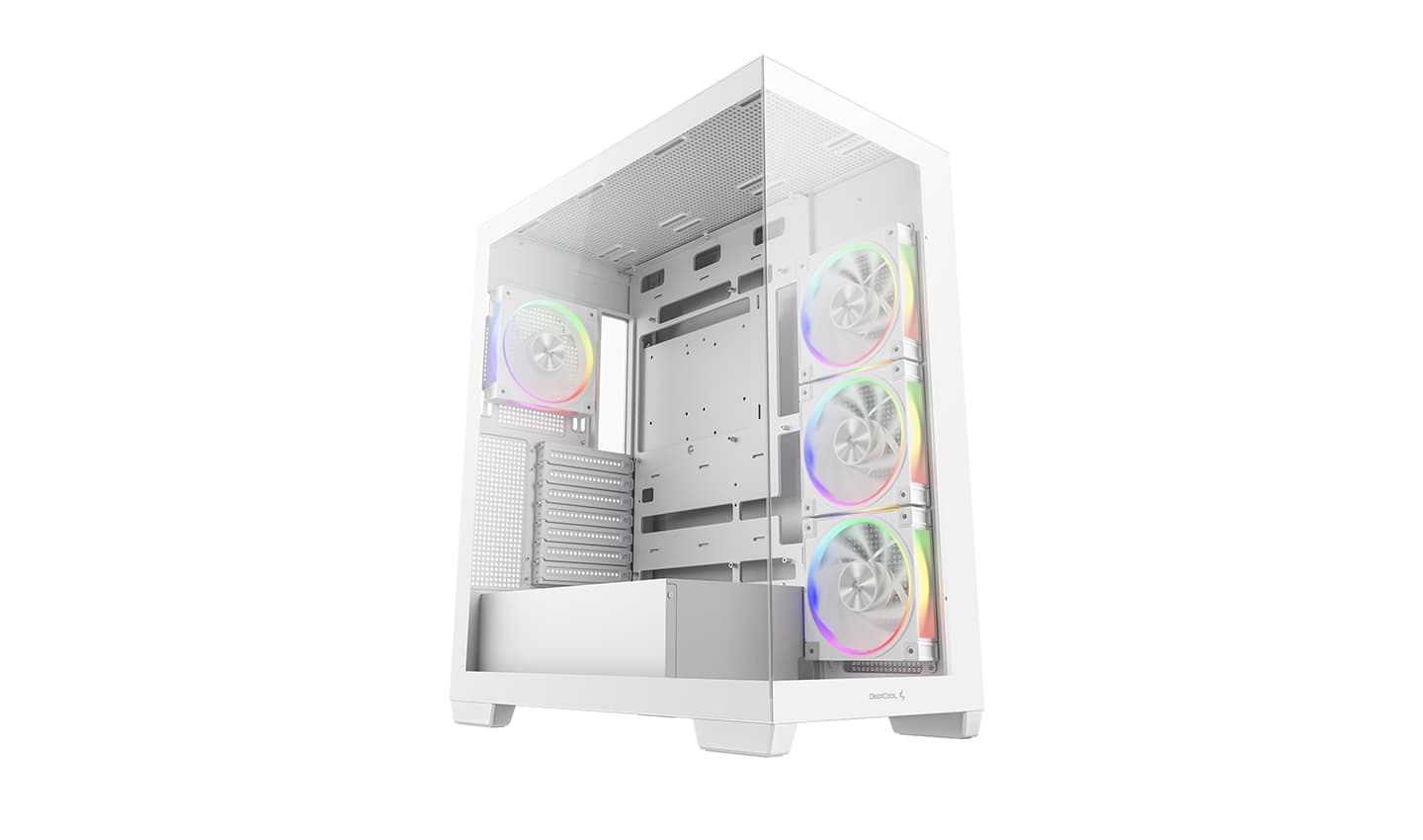Gabinete Gamer ATX CG580 4F V2 WH Blanco ARGB 4 Ventiladores