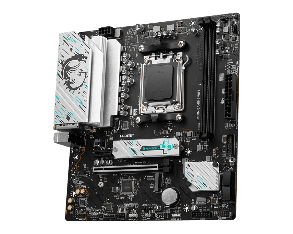 Placa madre MSI B650M GAMING WIFI AM5 DDR5 vista 4