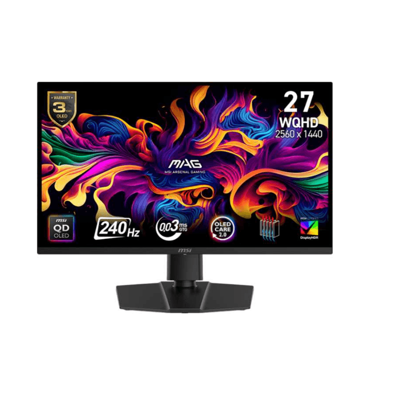 Monitor Gamer MSI MAG 271QP QD-OLED X24 27" QHD 240Hz 0.03ms