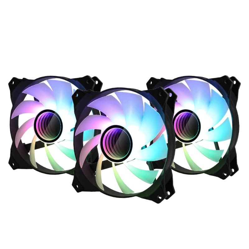 Zalman 3 Fan Kit ZM-IF120A3 120mm ARGB con Controladora