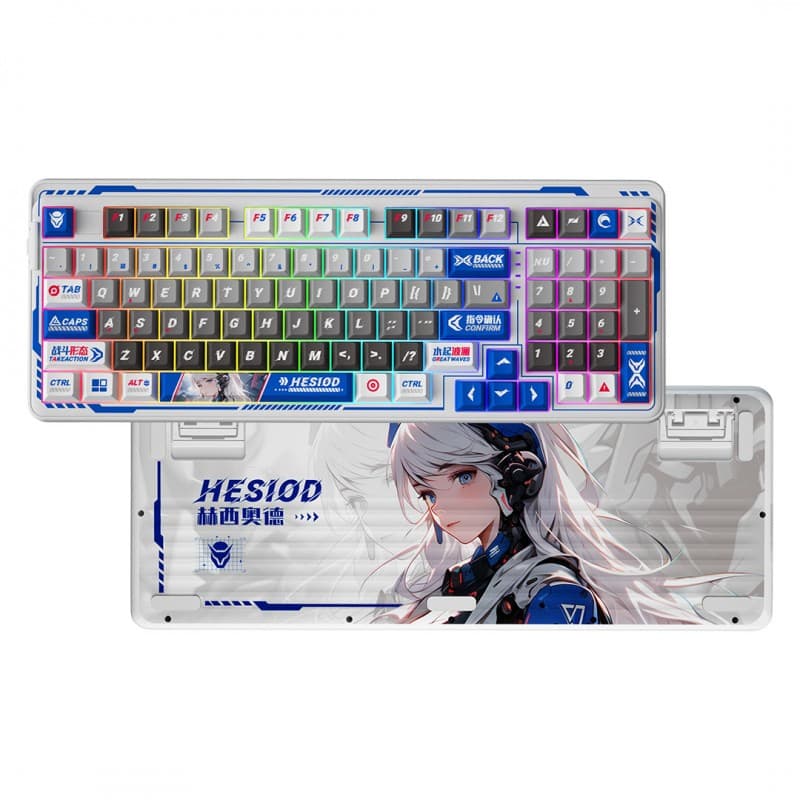 Teclado Mecánico Dareu A98 HESIOD 98% RGB Inalámbrico