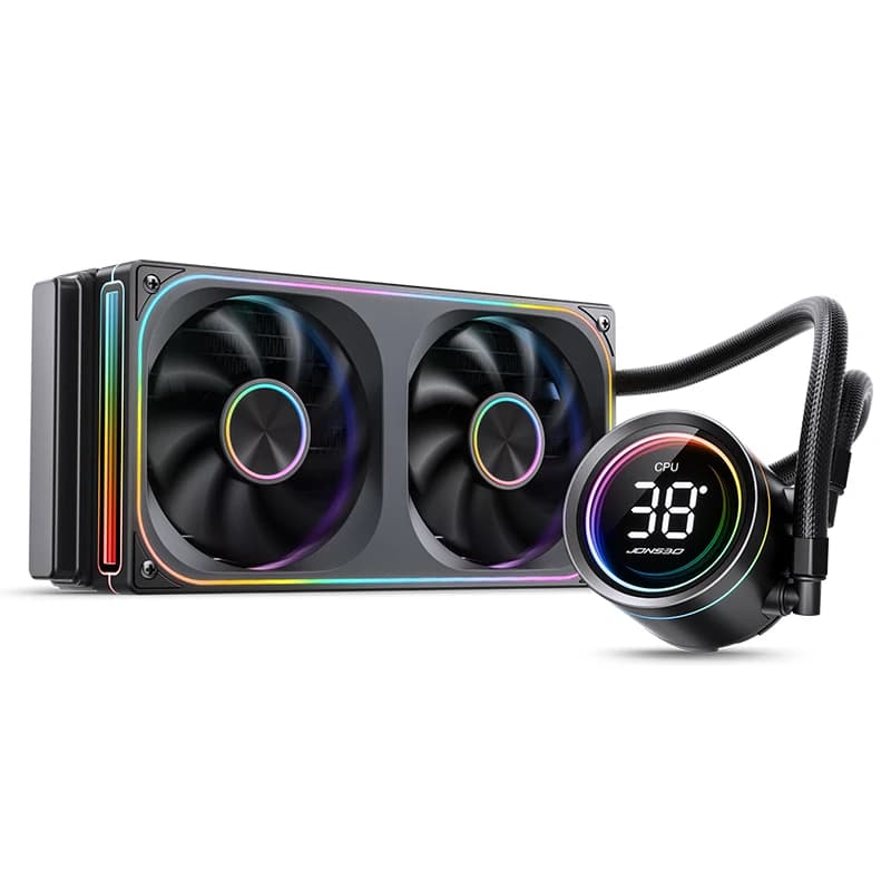 Refrigeración Líquida JONSBO TH-240 Black – AIO 240mm ARGB, Alto Rendimiento y Bajo Ruido