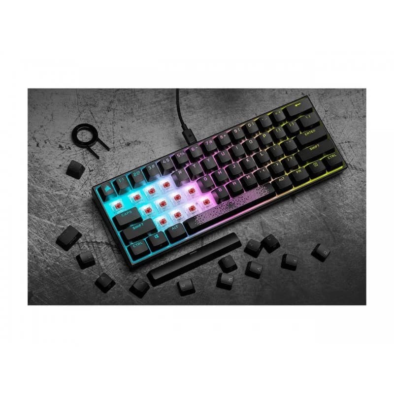 Teclado Mecánico Corsair KB K65 RGB MINI 60% CHERRY MX Red Inglés CH-9194010-NA vista 5