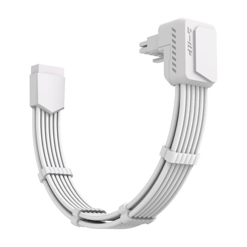 Adaptador EZDIY-FAB 12VHPWR 16 Pines Blanco 90°