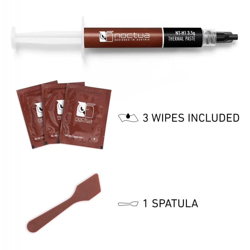 Pasta Térmica Noctua NT-H1 3.5g SW Kit Completo vista 2