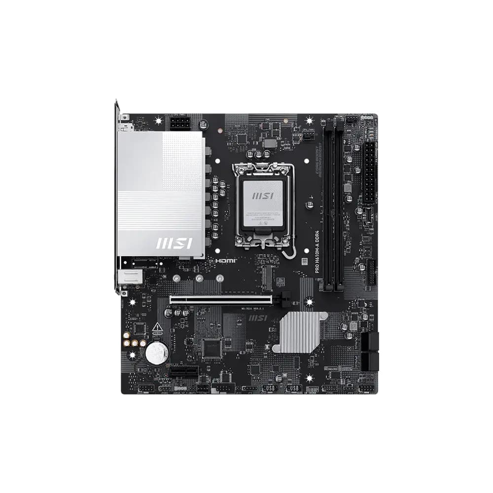 Placa Madre MSI PRO H610M-A DDR4 LGA 1700 M.2 HDMI DisplayPort m-ATX vista 2
