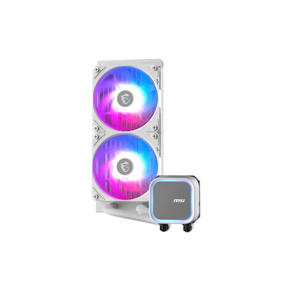 Refrigeración Líquida MSI MAG CoreLiquid A13 ARGB 240mm White Compatible Intel y AMD vista 2