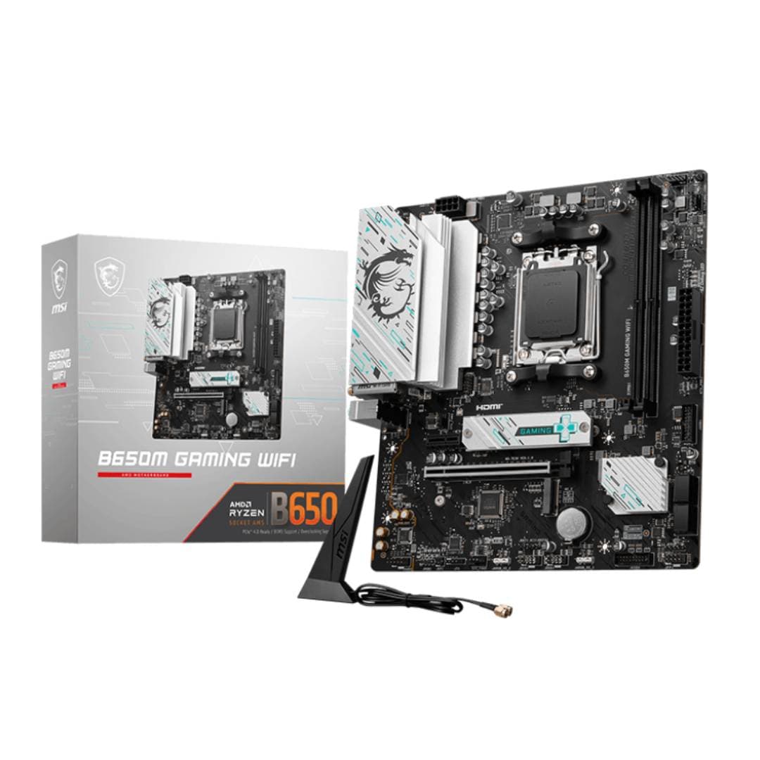 Placa madre MSI B650M GAMING WIFI AM5 DDR5 vista 1