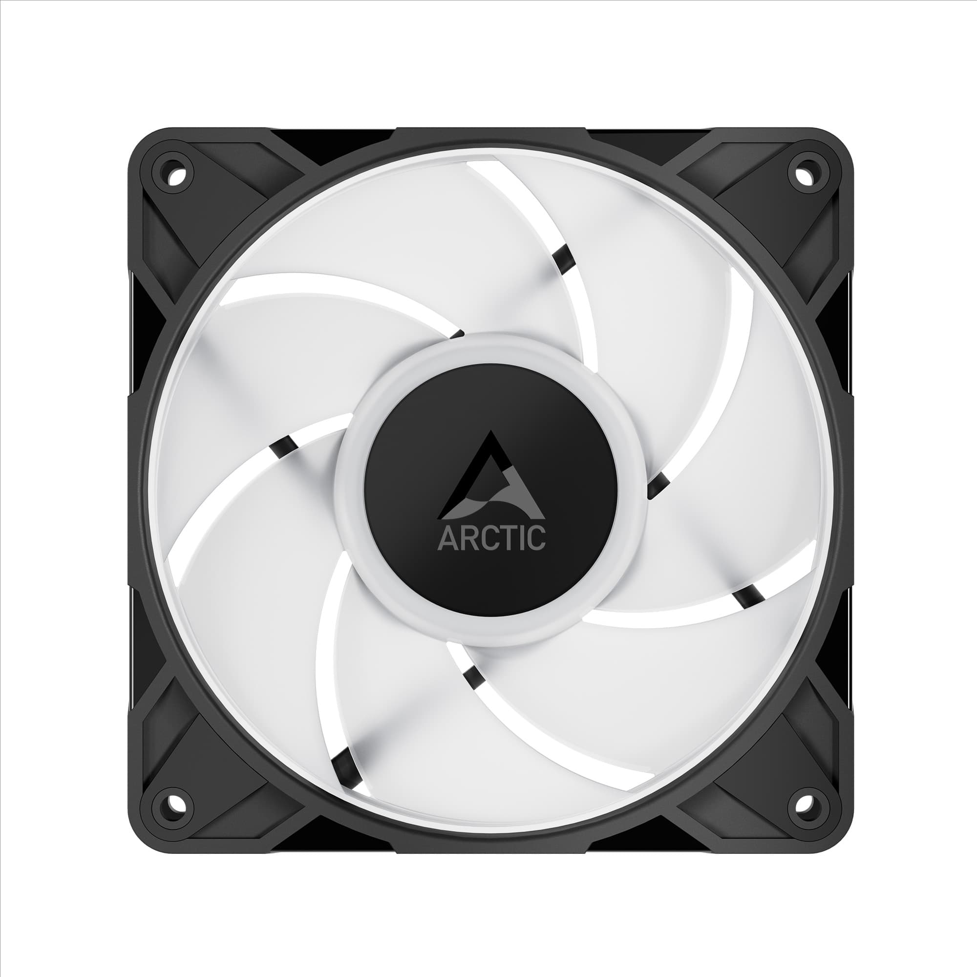 Ventilador ARCTIC P12 Pro PST A-RGB 120mm PWM Alta Presión Negro vista 3
