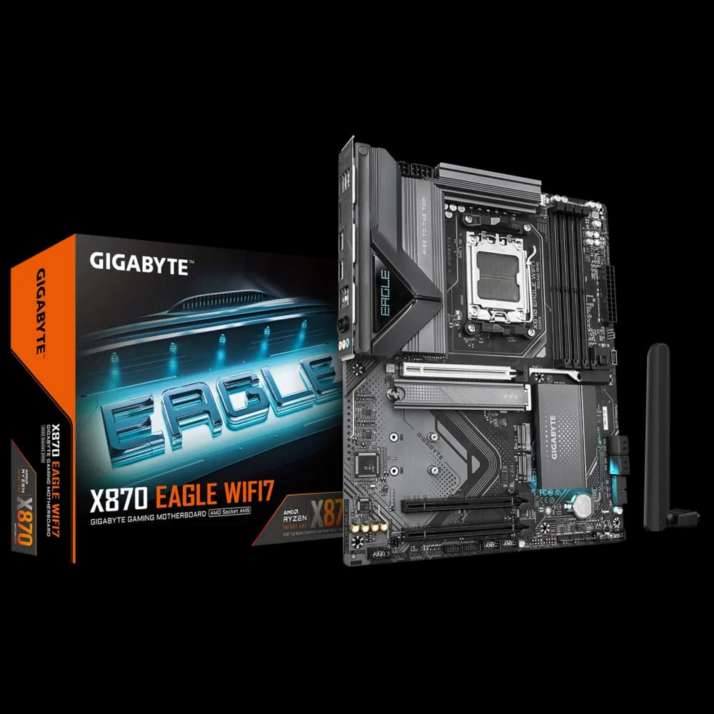 Placa Madre Gigabyte X870 EAGLE WIFI7 – AM5 / DDR5 / PCIe 5.0 / USB4 / Wi-Fi 7