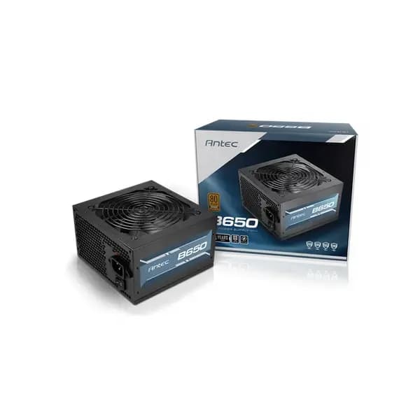 Fuente de Poder Antec Atom B650 650W 80 Plus Bronze ATX No Modular