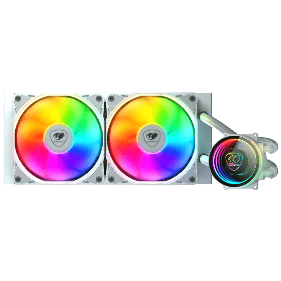 Refrigeración Líquida Cougar Poseidon Elite ARGB 240mm White Compatible Intel y AMD
