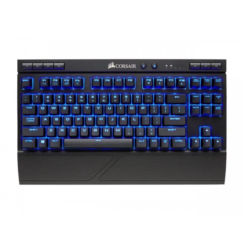 CORSAIR K63 Teclado Inalámbrico Mecánico para Gaming en español con Retroiluminación Azul LED Cherry MX Red CH-9145030-SP