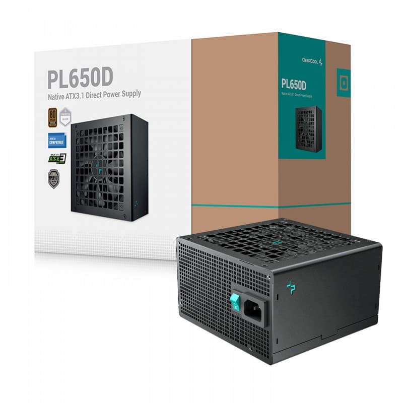 Fuente de Poder DeepCool PL650D 650W 80+ Bronze vista 3