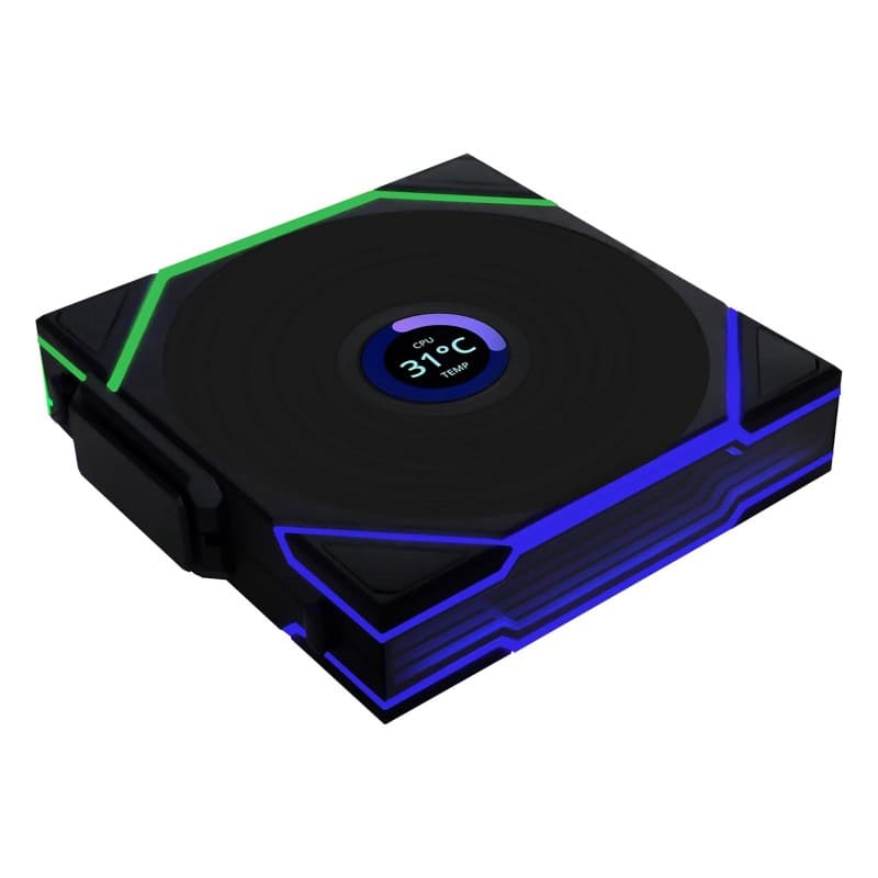 Ventilador Lian Li TL 120mm Wireless LCD Negro