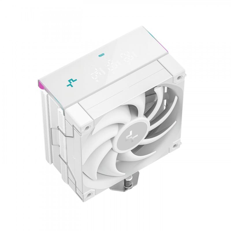 Disipador CPU Deepcool AK400 Digital Pro Blanco con Pantalla LED vista 3