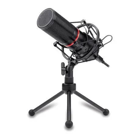 Micrófono Redragon Blazar GM300 USB Cardioide con Control de Volumen y LED