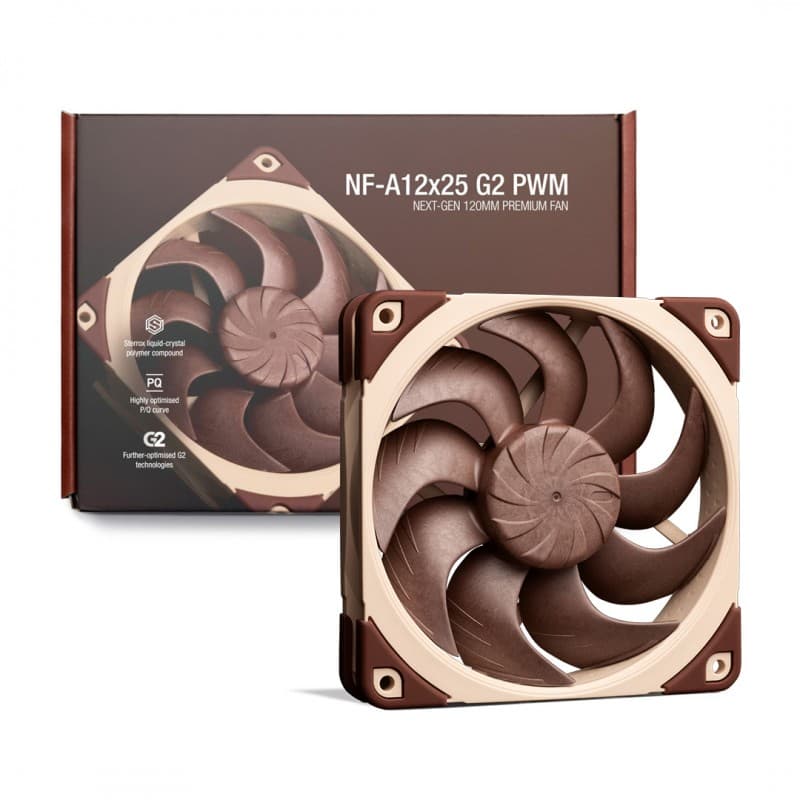 Ventilador Noctua NF-A12x25 G2 PWM Silencioso 120mm