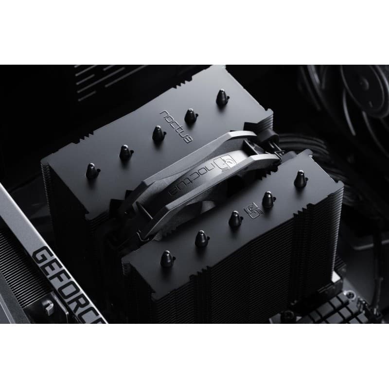 Disipador CPU Noctua NH-D12L Chromax Black vista 2